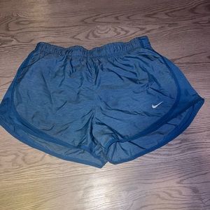 Nike dri fit blue shorts